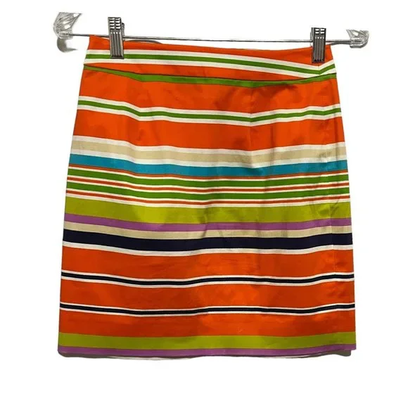 Kate Spade Size 0 Multi-Color Striped Pencil Skirt - Picture 4 of 7